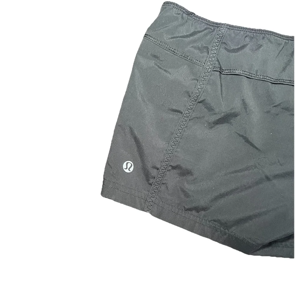 Lululemon Womens Size 6 Athletica Running Shorts Brief Liner Gray - Picture 3 of 11